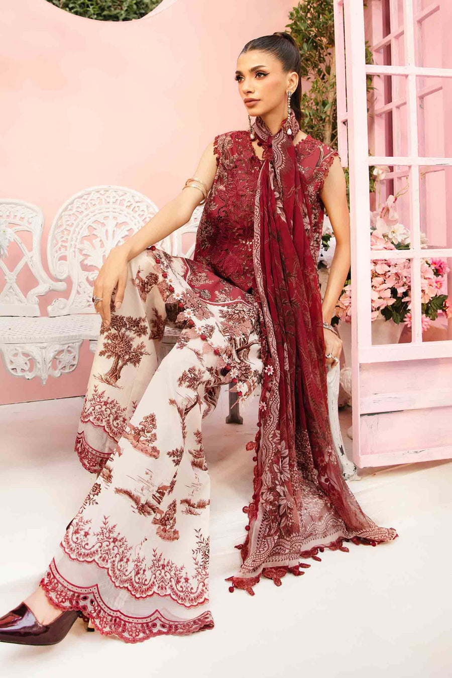 M Print Lawn Fancy