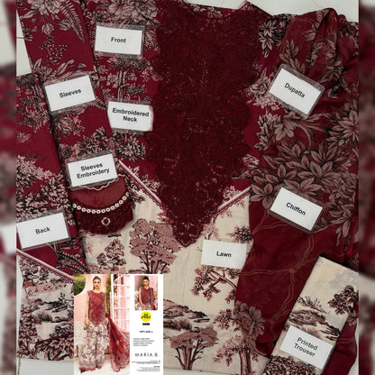 M Print Lawn Fancy