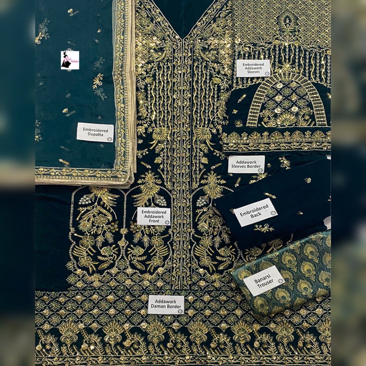 Faiza Saqlain Velvet Fancy