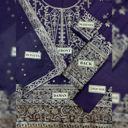 Asim Jofa Chiffon Fancy