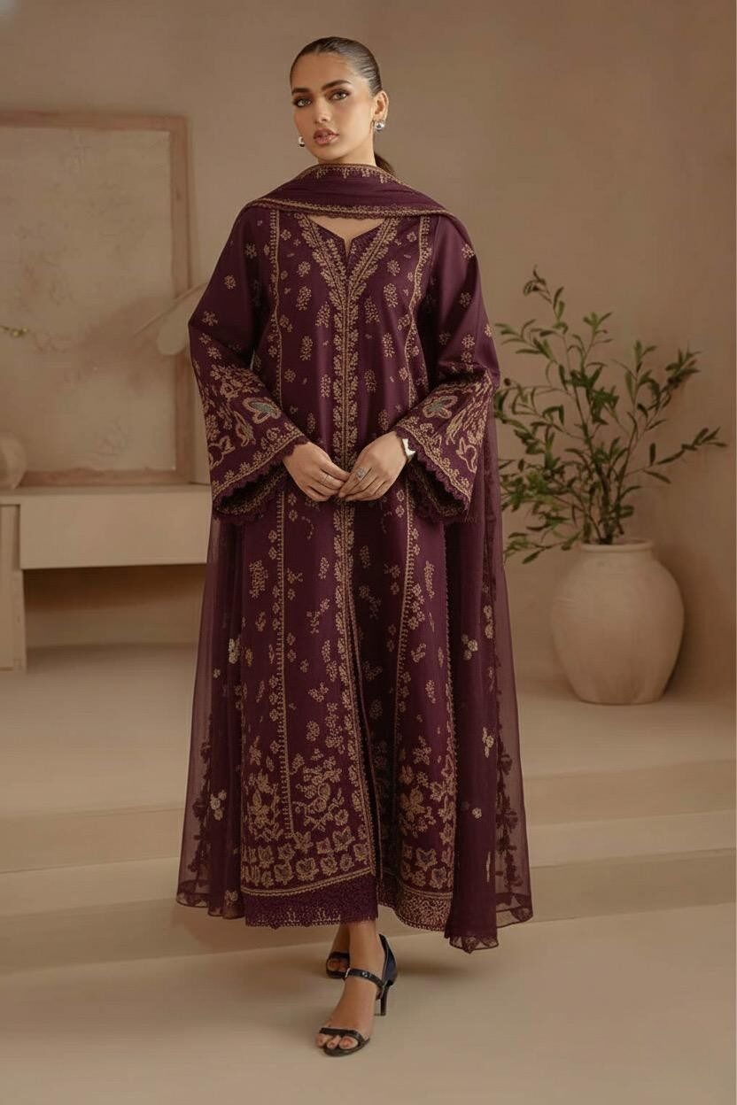 Afrozeh Lawn Fancy