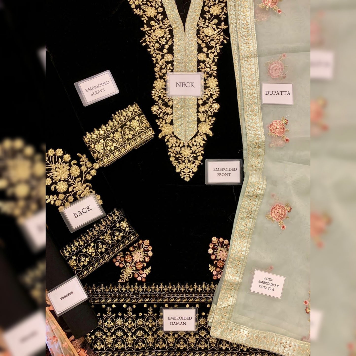 Zainab Chottani Velvet Fancy