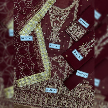 Asim Jofa Chiffon Fancy