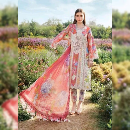 M Print Lawn Fancy