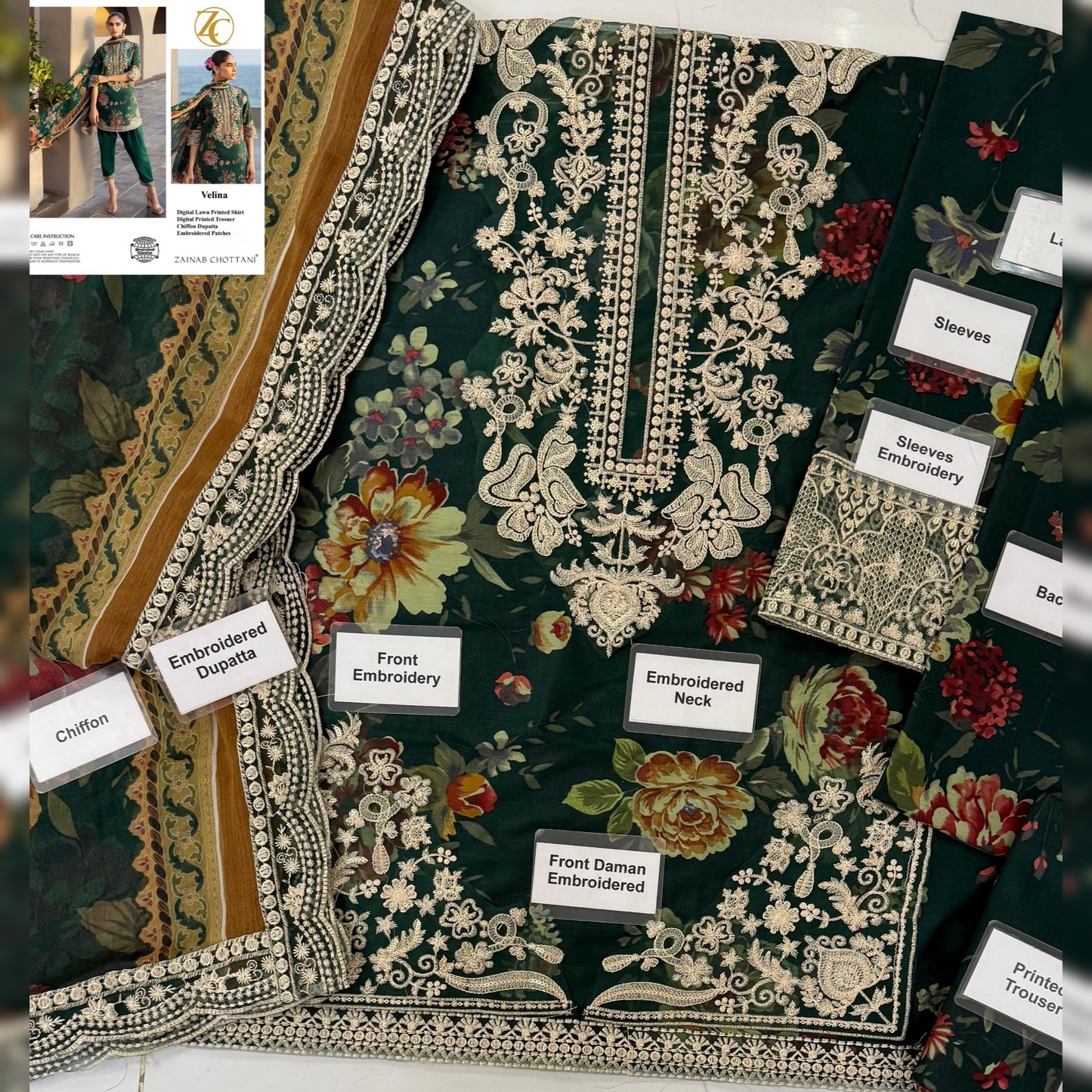 Zainab Chottani Lawn Fancy