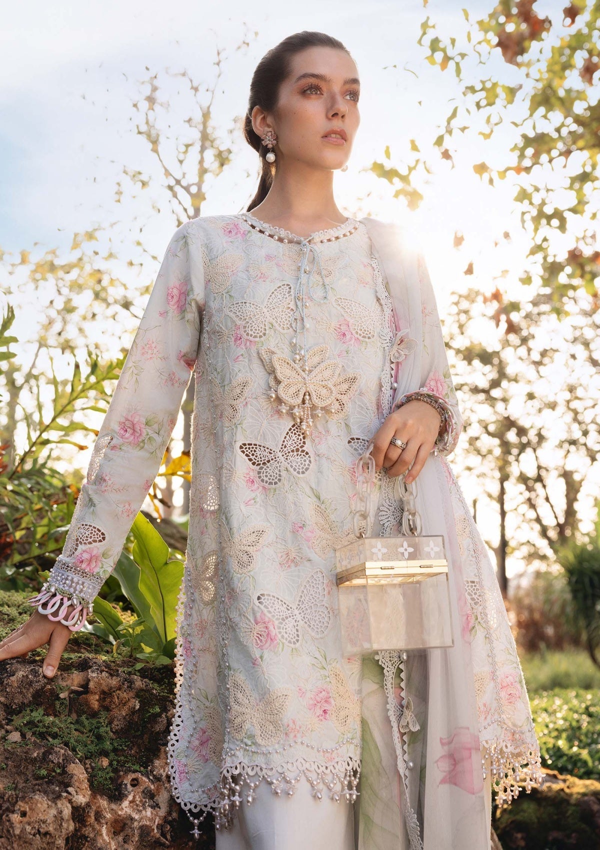 M Print Lawn Fancy