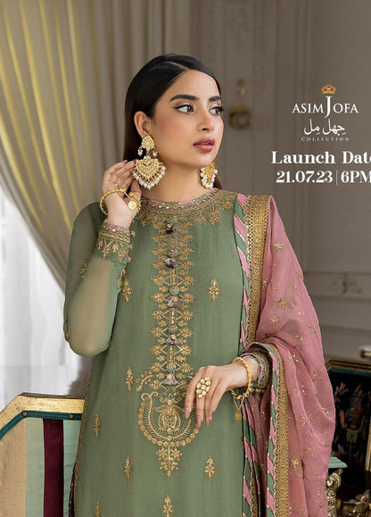 Asim Jofa Chiffon Fancy