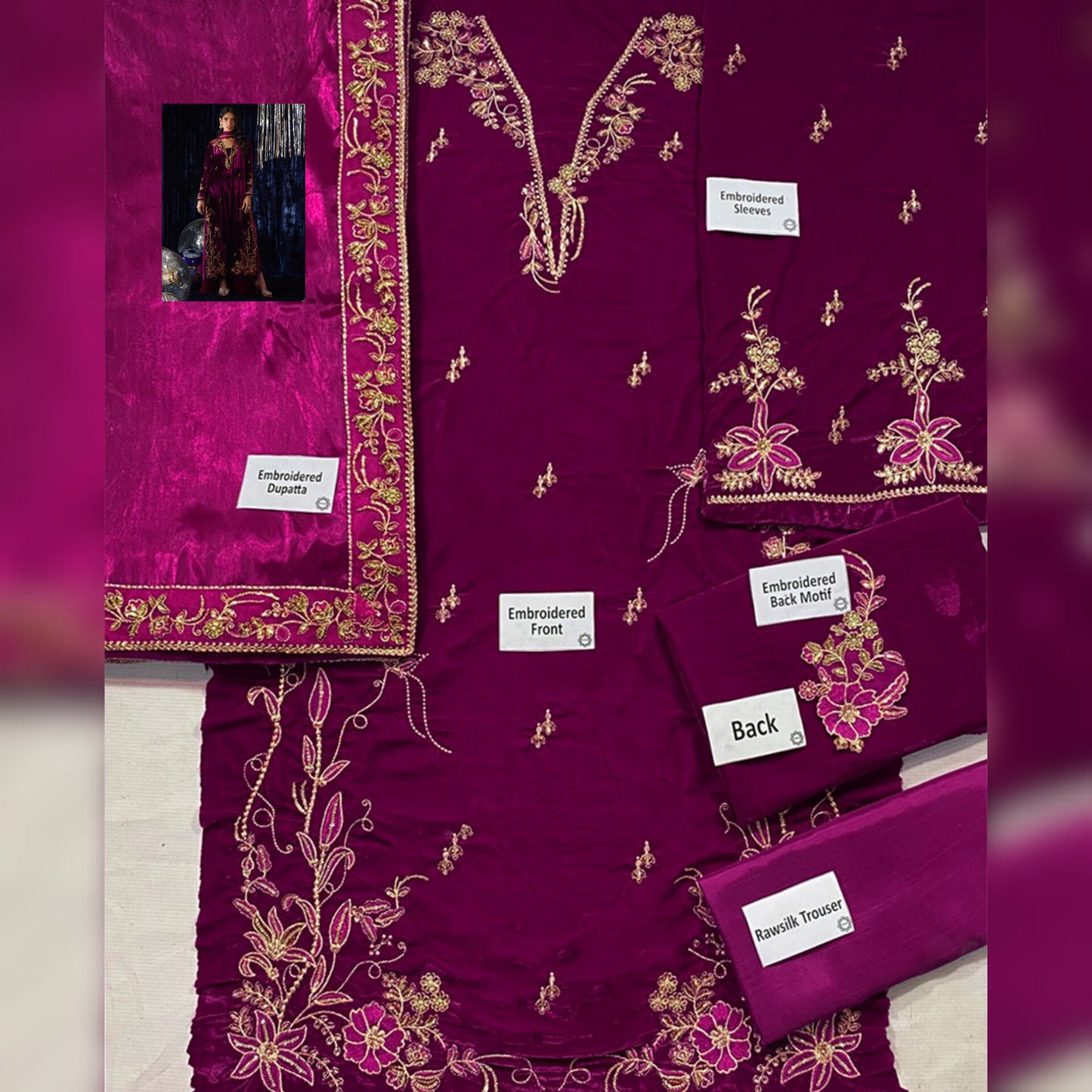 Farah Talib Velvet Fancy