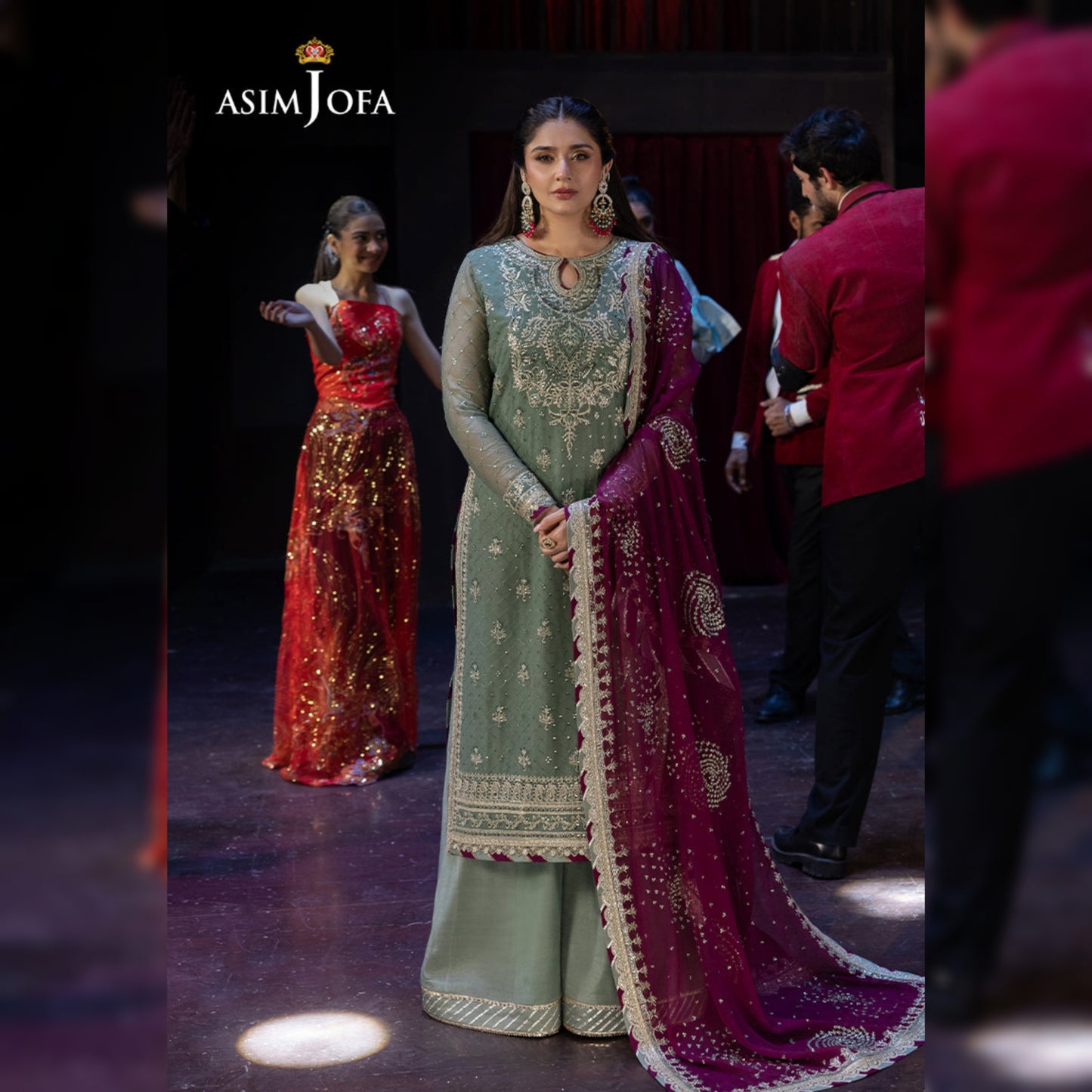 Asim Jofa Chiffon Fancy