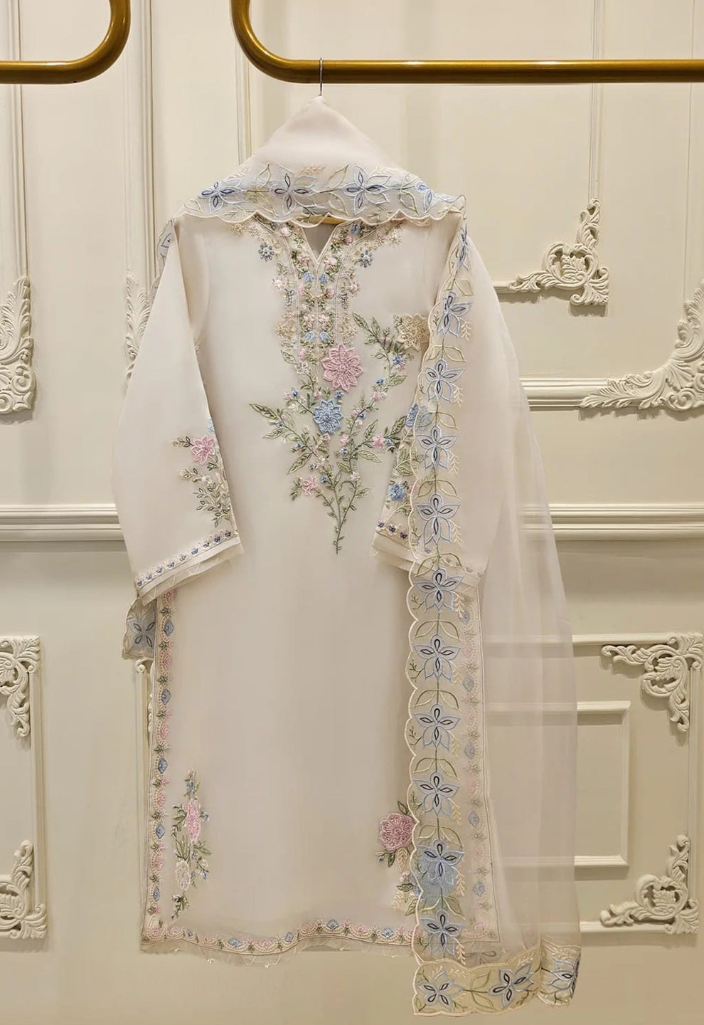 Agha Noor Organza Fancy